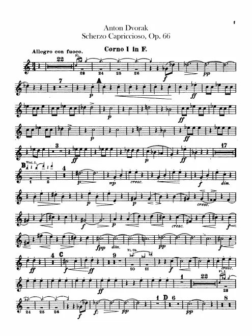 Horn 1, 2 (F)