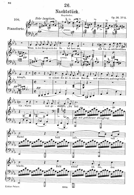 Complete Score (Original / High voice, )