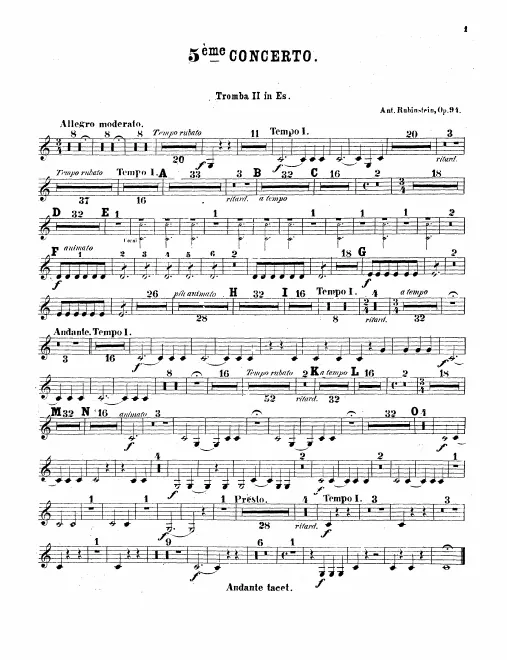 Trumpet 1, 2 (E♭)