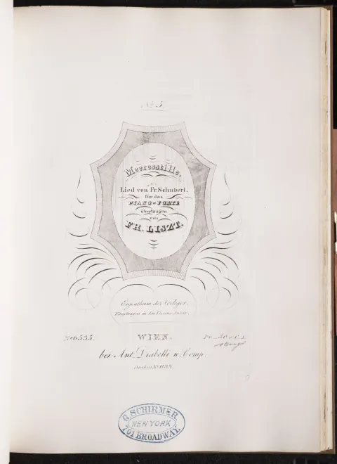 5. Meeresstille (S.558/5)