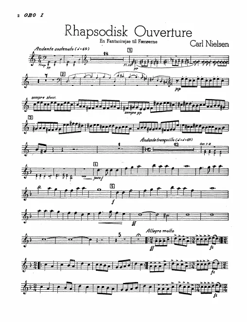 Oboe 1, 2