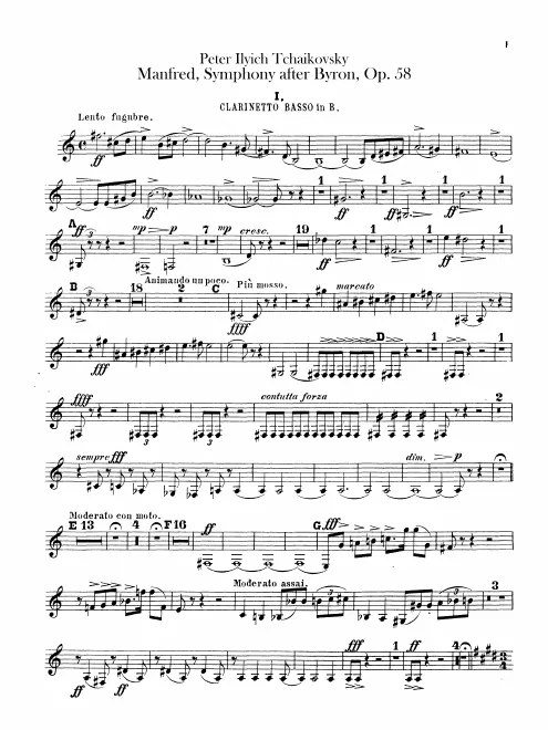 Bass Clarinet (B)