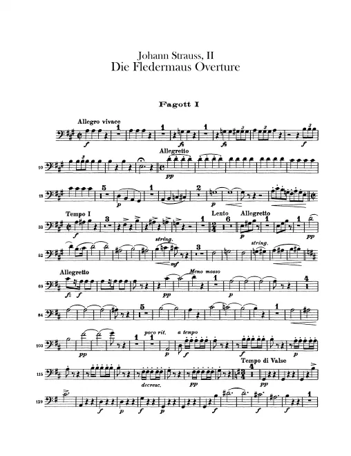Bassoon 1, 2