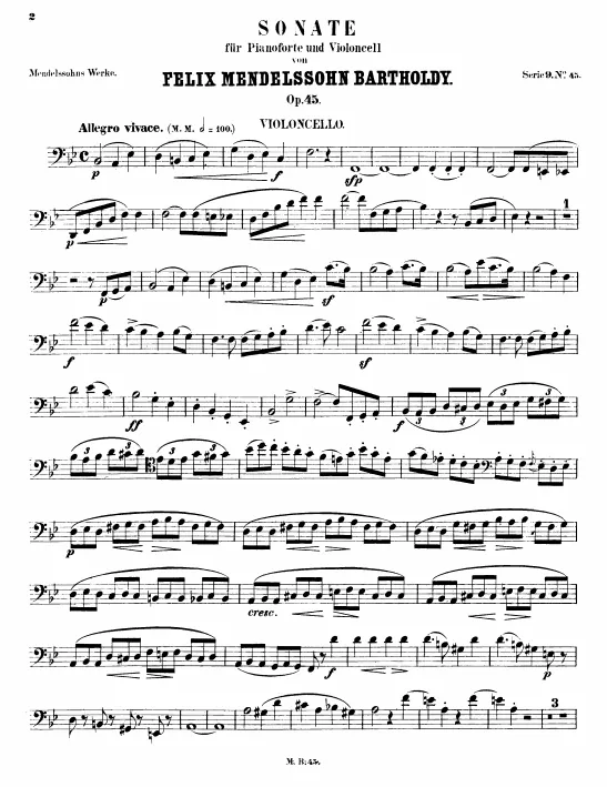 Cello Part