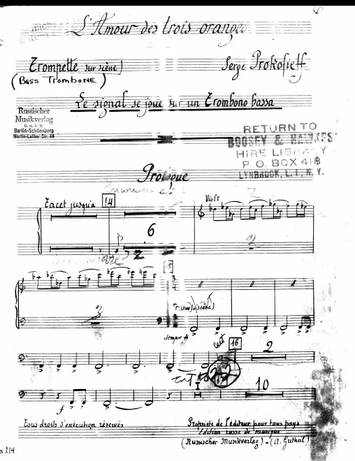 Bass Trombone (Le Trompette)