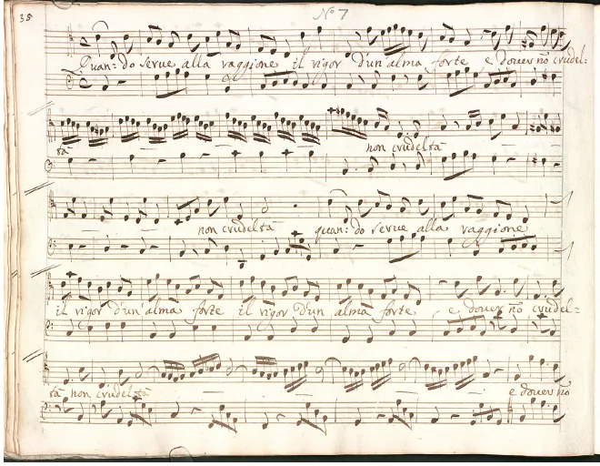 Act III, Sc.3. Aria of Mamud: Quando serve alla raggione