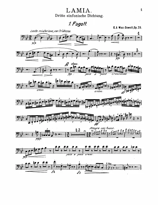 Bassoon 1, 2