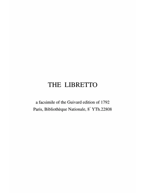 Complete Libretto