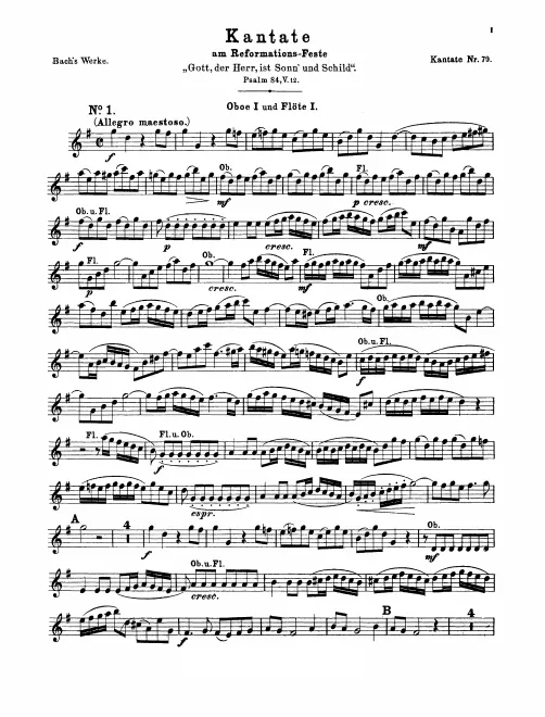 Oboe/Flute 1 Oboe/Flute 2