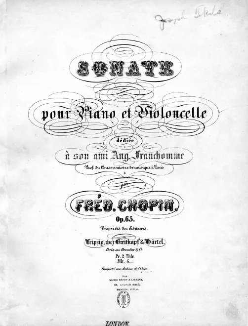 Complete Score and Cello Part