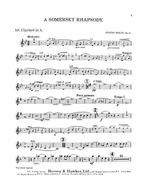 Clarinet 1 (A)