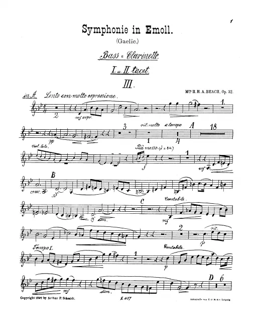 Bass Clarinet (A)
