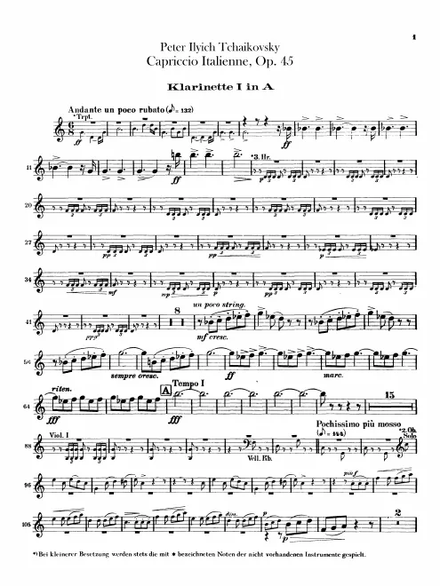 Clarinet 1, 2 (A)