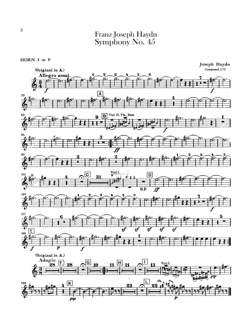 Horn 1, 2 (F)
