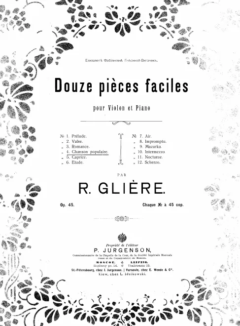 4. Chanson populaire