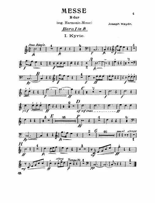Horn 1, 2 (B)