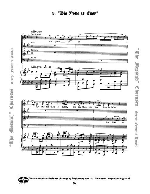 21. Chorus: His Yoke Is Easy