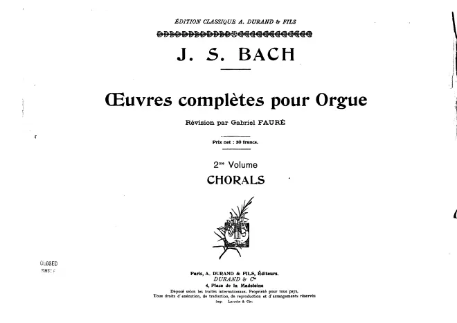 Volume II: Chorals