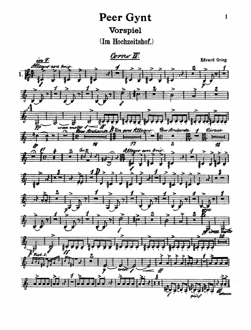 Horn 4 (F, E)
