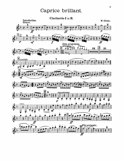 Clarinet 1, 2 (B)