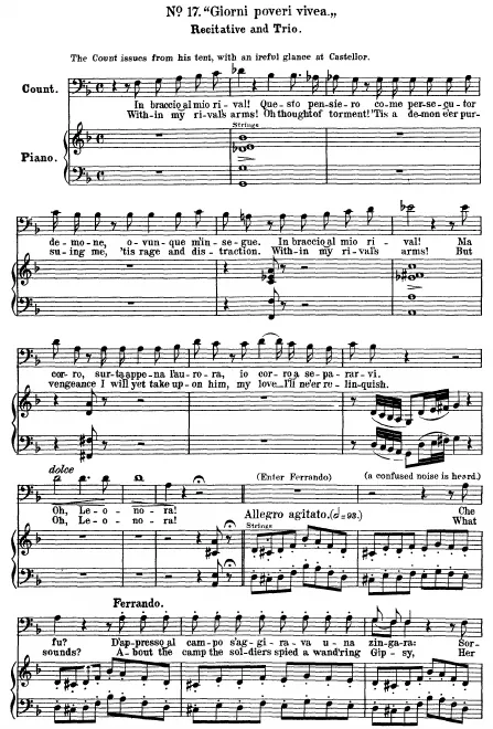 17. Recitative and Trio: Giorni poveri vivea