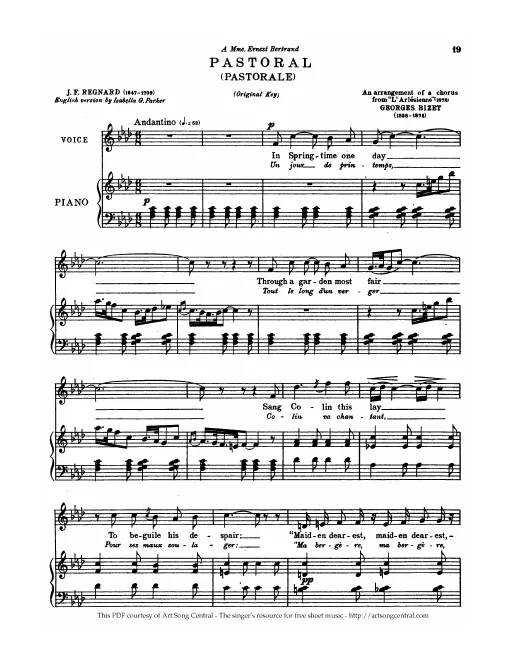 Complete Score ( - original key)