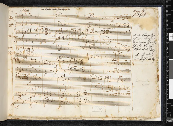 Complete Score and Glass Harmonica Part