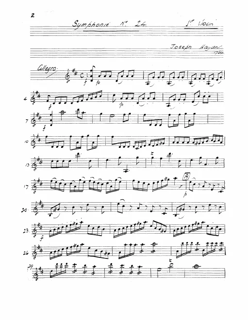 Violins I