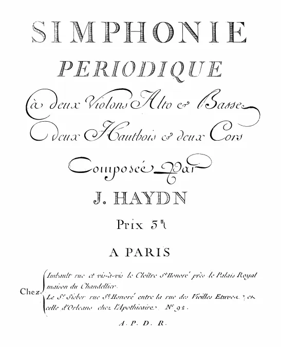 Incomplete Parts (oboes, horns, bass)