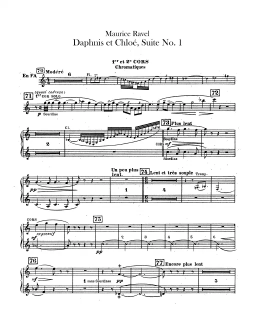 Horn 1/2, 3/4 (F)