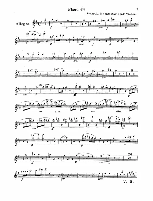 Flute 1, 2
