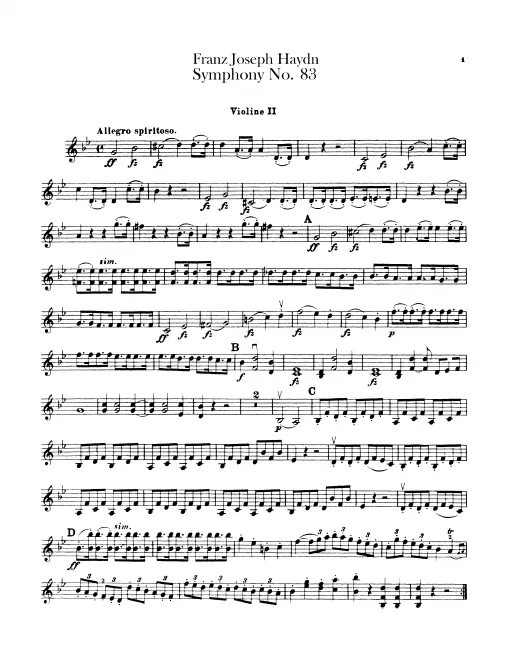 Violins II