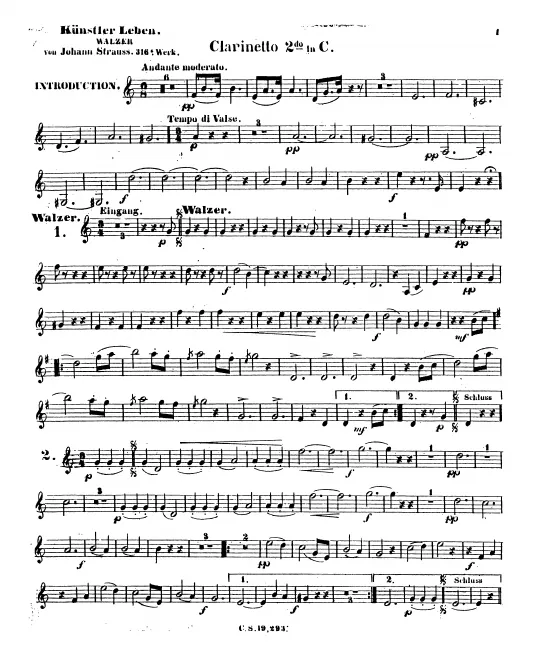Clarinet 2 (in C)