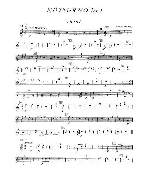 Horn 1, 2 (C/F)