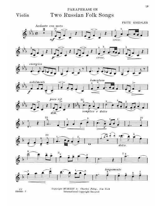 Violin Part