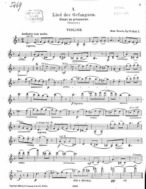 Violin Part