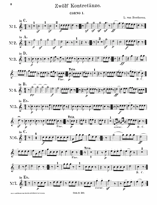 Horn 1 (G, E, D, C, B, A)