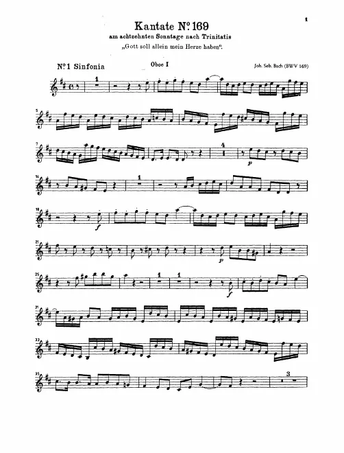 Oboe 1, 2, Taille (English Horn)