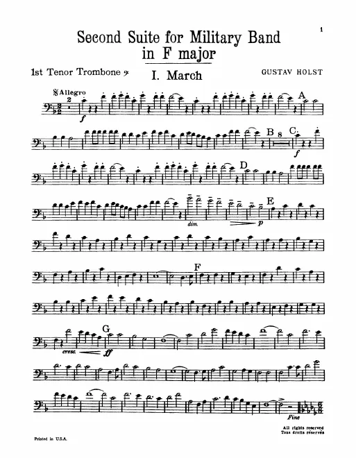Tenor Trombone 1, 2, Bass Trombone, Euphonium (T.C., B.C.), Basses (Tuba 1/2, Double Bass)