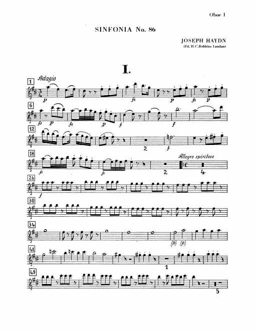 Oboe 1, 2