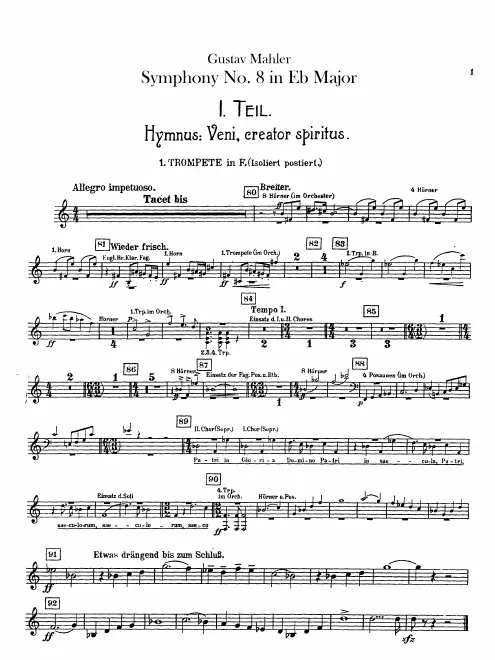 Trumpet 1 (F, Offstage)