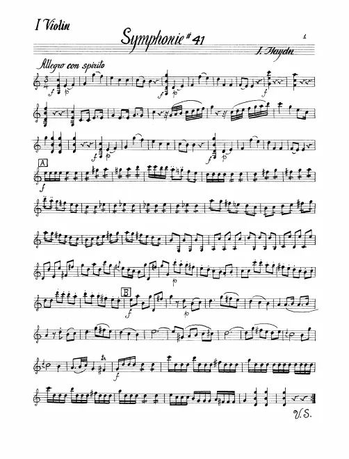 Violins I