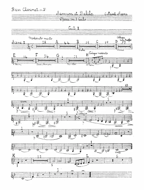Bass Clarinet (B)