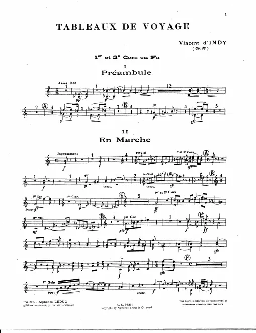 Horn 1/2, 3/4 (F)