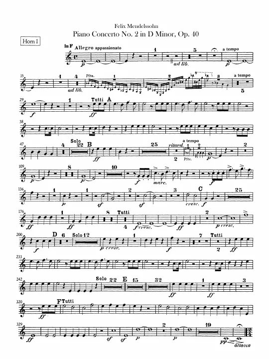 Horn 1, 2 (F)