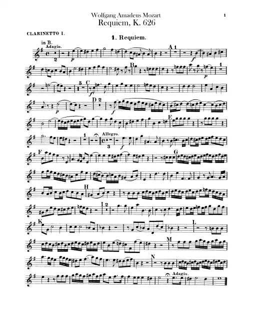 Clarinet 1, 2 (B, C)