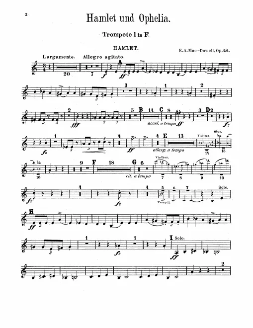 Trumpet 1, 2 (F)