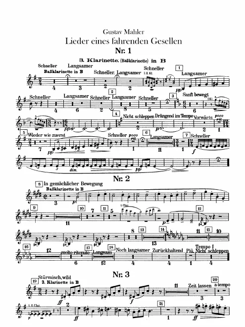 Clarinet 3 (B)/Bass Clarinet (B)