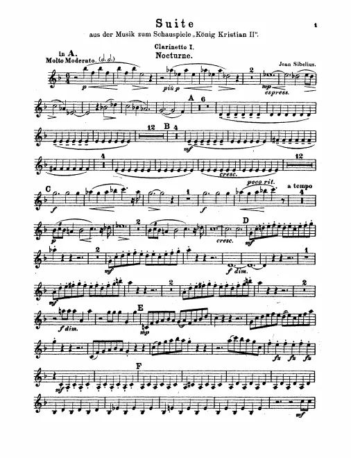 Clarinet 1, 2 (A/B)