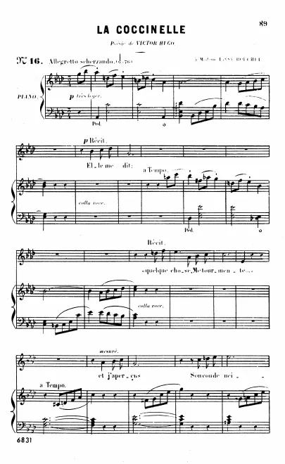 Complete Score (: high voice and piano)
